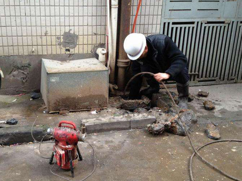 后安镇疏通下水道-洗菜池疏通